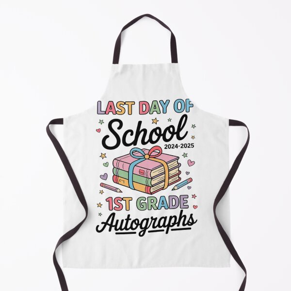 Item preview, Last Day of School Autograph 1st Grade Graduation Boys Girls designed and sold by THagBlue.