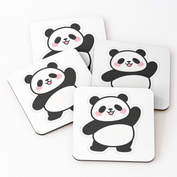 Item preview, Cute Kawaii Chubby Panda Sticker designed and sold by MiniPrintMagic.