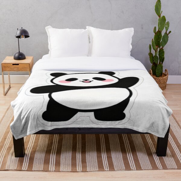 Item preview, Cute Kawaii Chubby Panda Sticker designed and sold by MiniPrintMagic.