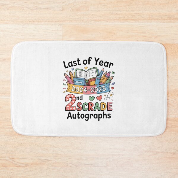 Item preview, Last Day of School Autograph 2nd Grade Graduation Boys Girls  designed and sold by BeetleMalon.