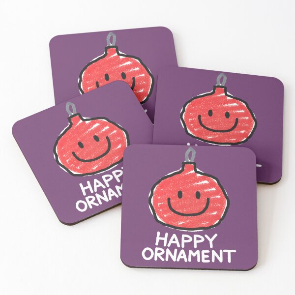 Item preview, Happy Ornament Kids Drawing Christmas designed and sold by Pixelzo.