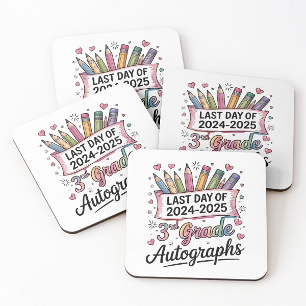 Item preview, Last Day of School Autograph 3rd Grade Graduation Boys Girls  designed and sold by BeetleMalon.