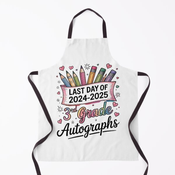 Item preview, Last Day of School Autograph 3rd Grade Graduation Boys Girls designed and sold by BeetleMalon.