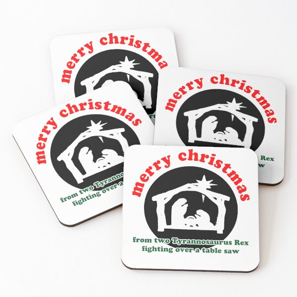 Item preview, Merry Christmas Tyrannosaurus Table Saw designed and sold by joshpincus.
