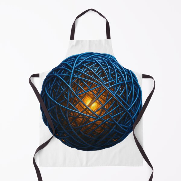Item preview, glowing blue wire ball designed and sold by AugustusImages.