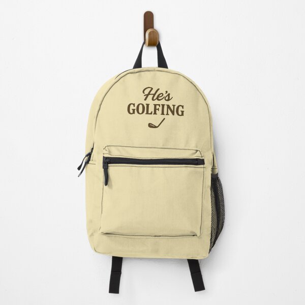 Item preview, He's Golfing Funny Golfer Dad Husband Quote designed and sold by Aesthetic-Avenue.