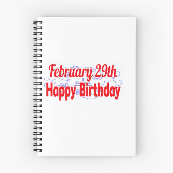 Item preview, February 29th, Happy birthday  designed and sold by Sujinthaiart.