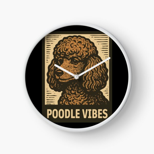 Item preview, Poodle Vibes – Cute Retro Poodle Dog Art | Vintage Style Poodle Illustration for Dog Lovers & Pet Parents designed and sold by BrainBubbleArt.