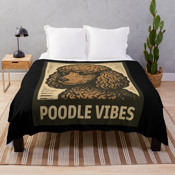 Item preview, Poodle Vibes – Cute Retro Poodle Dog Art | Vintage Style Poodle Illustration for Dog Lovers & Pet Parents designed and sold by BrainBubbleArt.