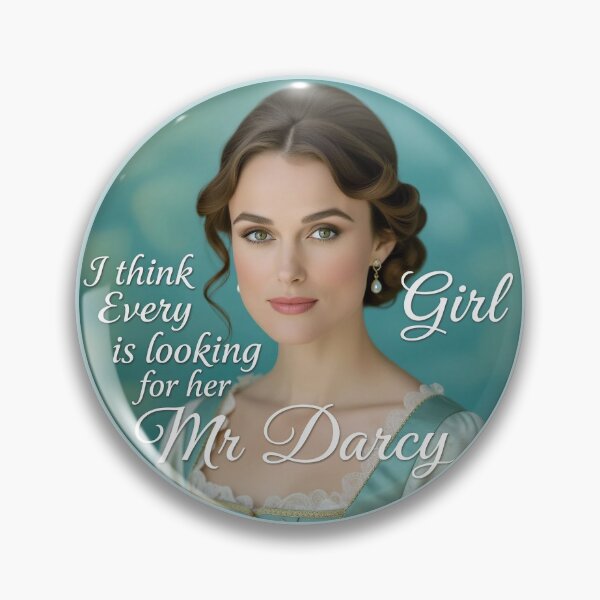Item preview, Keira Knightley Mr Darcy quote designed and sold by JackFreestone.