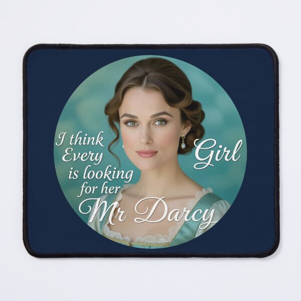 Item preview, Keira Knightley Mr Darcy quote designed and sold by JackFreestone.