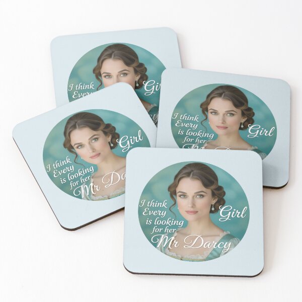 Item preview, Keira Knightley Mr Darcy quote designed and sold by JackFreestone.