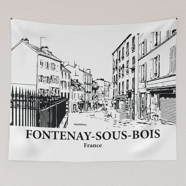 Item preview, Fontenay-sous-Bois - France designed and sold by Lakeric Cityscapes.