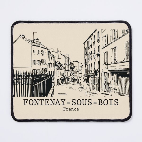 Item preview, Fontenay-sous-Bois - France designed and sold by Lakeric Cityscapes.