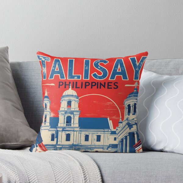 Item preview, Talisay Philippines 1950s Retro Vintage Distressed Poster Tourism designed and sold by TravelersGems.