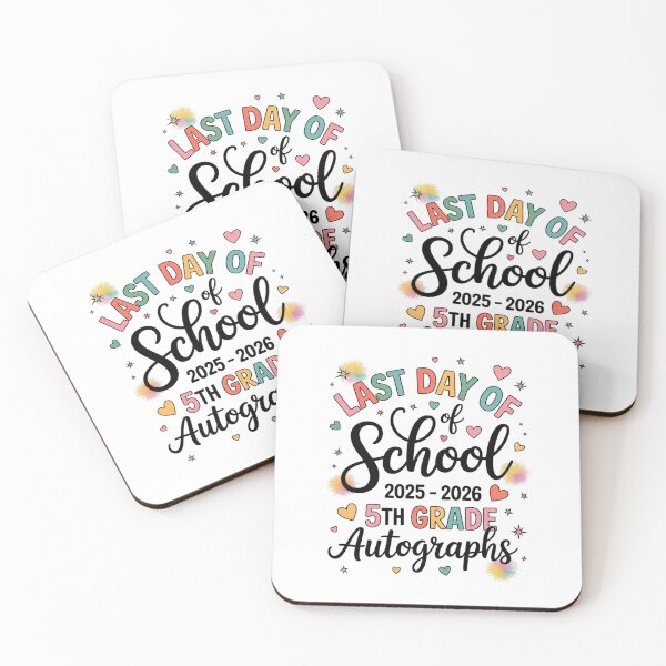 Item preview, Last Day of School Autograph 5th Grade Graduation Boys Girls 14  designed and sold by THagBlue.