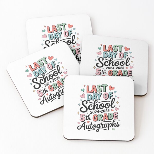 Item preview, Last Day of School Autograph 5th Grade Graduation Boys Girls  designed and sold by THagBlue.