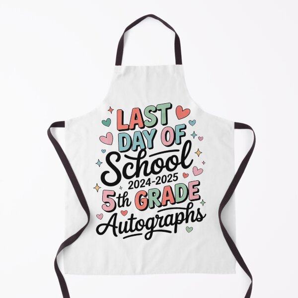 Item preview, Last Day of School Autograph 5th Grade Graduation Boys Girls designed and sold by THagBlue.