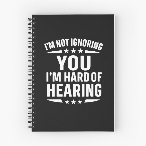 Item preview, I'm Not Ignoring You I'm Hard of Hearing Funny Deaf  designed and sold by hemagamo.