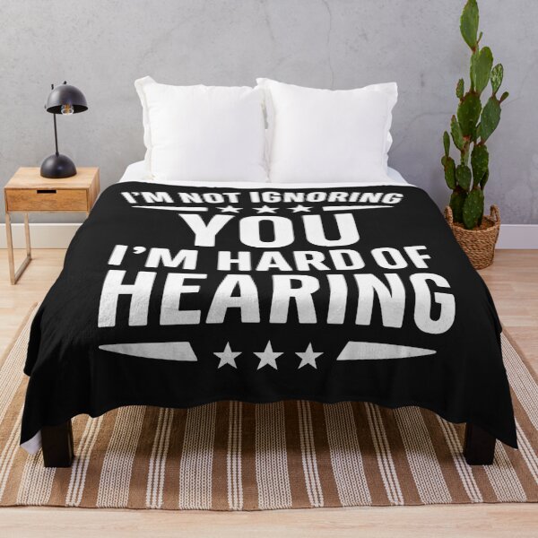 Item preview, I'm Not Ignoring You I'm Hard of Hearing Funny Deaf  designed and sold by hemagamo.