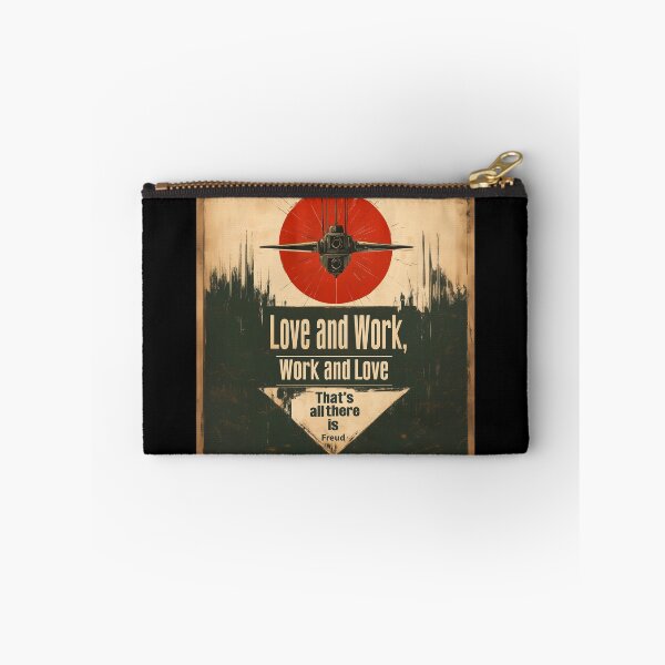 Item preview, Freud Quote Love and Work, Work and Love designed and sold by Abstractarium.