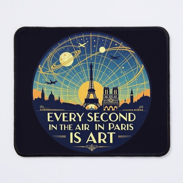 Item preview, Every second in the air in Paris is Art designed and sold by JackFreestone.