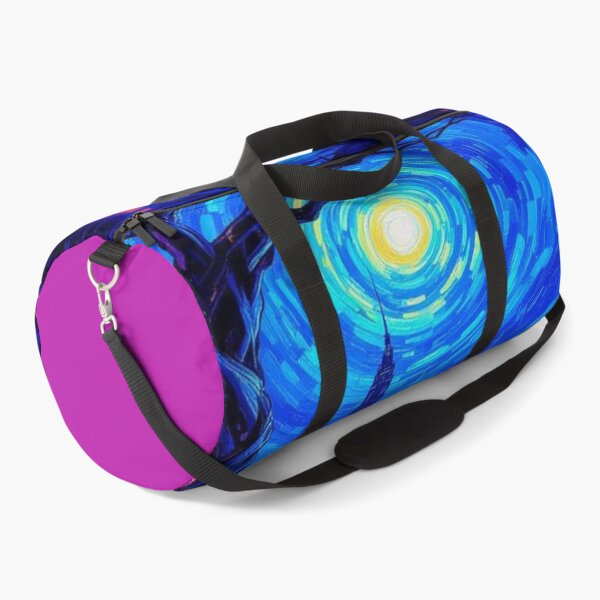 Item preview, Twisted Tree & Neon Skyline – van Gogh vibes in surreal fusion of nature & futuristic city lights designed and sold by FotoworldEdel.