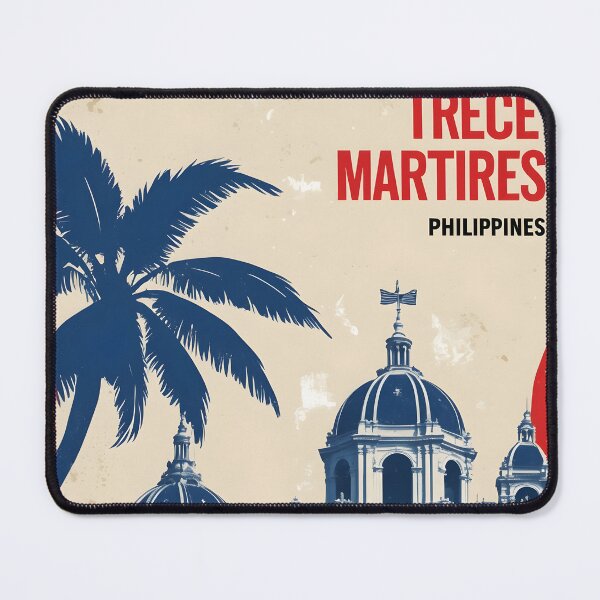 Item preview, Trece Martires Philippines 1950s Retro Vintage Distressed Poster Tourism designed and sold by TravelersGems.