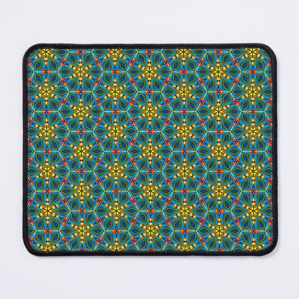 Item preview, Intricate Jewel Tone Stained Glass Seamless Pattern - Luxury Moroccan Floral Art designed and sold by NgernPhanLan.
