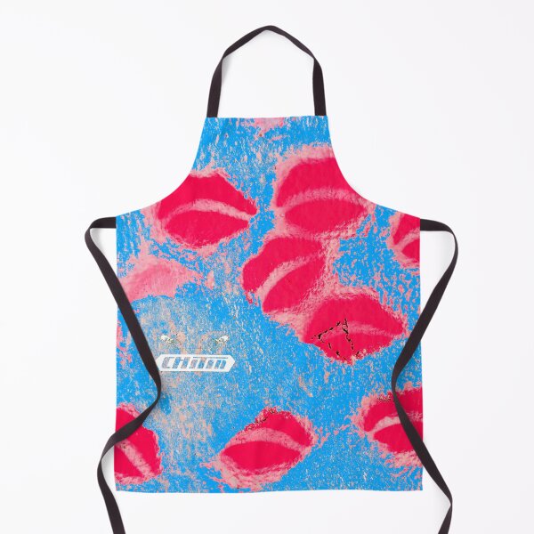 Item preview, Red kisses on blue – Stencil of love / Swiss Artwork Photography designed and sold by Raphael Wolf.