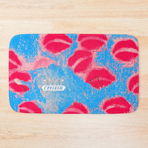 Item preview, Red kisses on blue – Stencil of love / Swiss Artwork Photography designed and sold by Raphael Wolf.