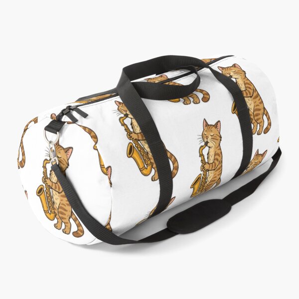 Item preview, Musical Tabby Playing Saxophone designed and sold by luckyyouth.