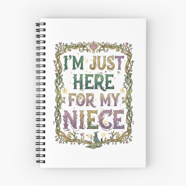 Item preview, I’m Just Here For My Niece – Funny Family Quote Design designed and sold by JustCrafted.