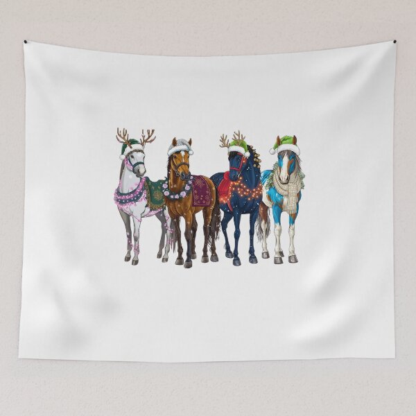 Item preview, Funny Horse Christmas, Western Holiday, Horse Lover Gift designed and sold by DesignDenDo ⭐⭐⭐⭐⭐.