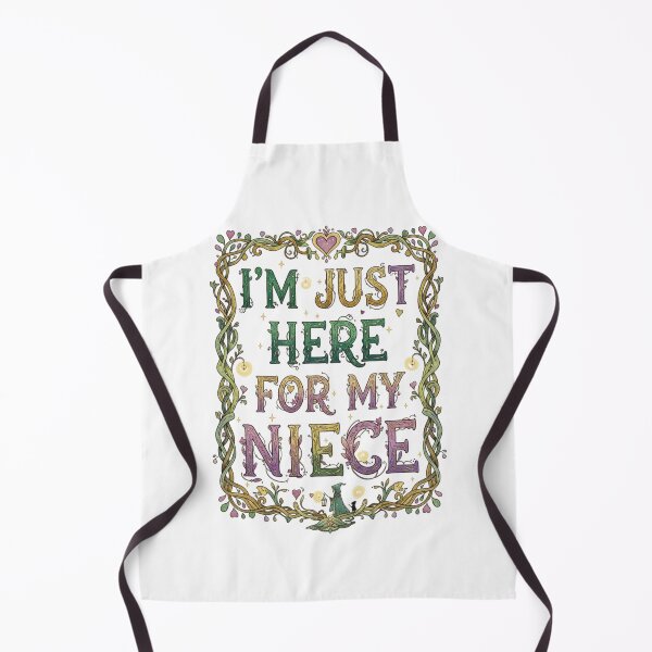 Item preview, I’m Just Here For My Niece – Funny Family Quote Design designed and sold by JustCrafted.