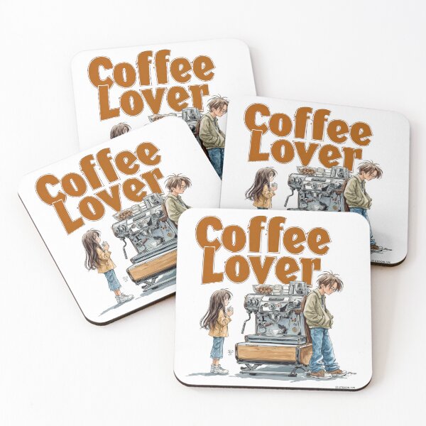 Item preview, Cute Coffee Lover Barista Machine – Adorable Coffee Shop Cartoon Art designed and sold by Grafititee.