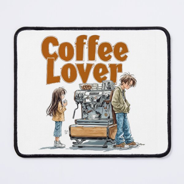 Item preview, Cute Coffee Lover Barista Machine – Adorable Coffee Shop Cartoon Art designed and sold by Grafititee.