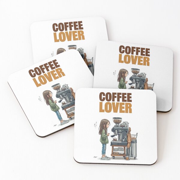 Item preview, Cute Coffee Lover Barista Machine – Adorable Coffee Shop Cartoon Art designed and sold by Grafititee.
