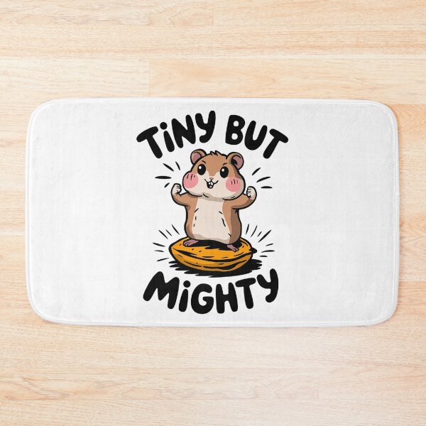 Item preview, Tiny But Mighty Hamster Design | Cute Animal Motivation Inspirational Gift | Witty Strength Slogan designed and sold by pixelpopplanet.