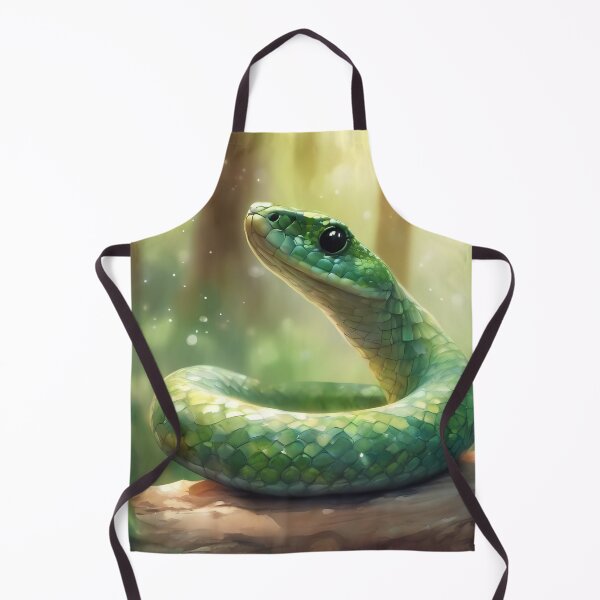 Item preview, Green Snake in Forest designed and sold by CalmnessbyChoice.