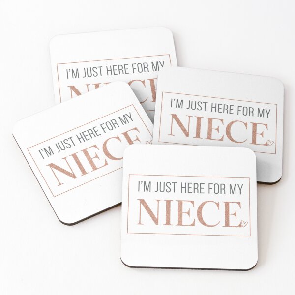 Item preview, I’m Just Here For My Niece – Funny Family Quote Design designed and sold by JustCrafted.