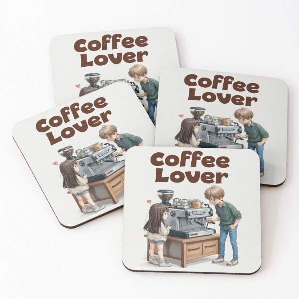 Item preview, Cute Coffee Lover Barista Machine – Adorable Coffee Shop Cartoon Art designed and sold by Grafititee.