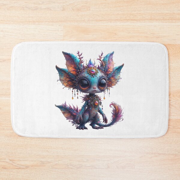 Item preview, Purple and turquoise creature with big eyes designed and sold by MadinaFatt.
