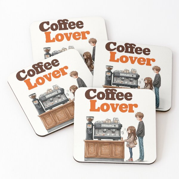 Item preview, Cute Coffee Lover Barista Machine – Adorable Coffee Shop Cartoon Art designed and sold by Grafititee.