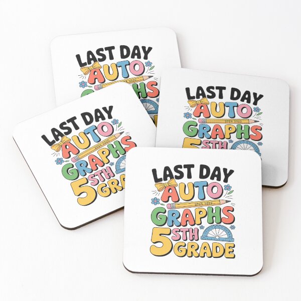 Item preview, Last Day of School Autograph 5th Grade Graduation Boys Girls9  designed and sold by BeetleMalon.