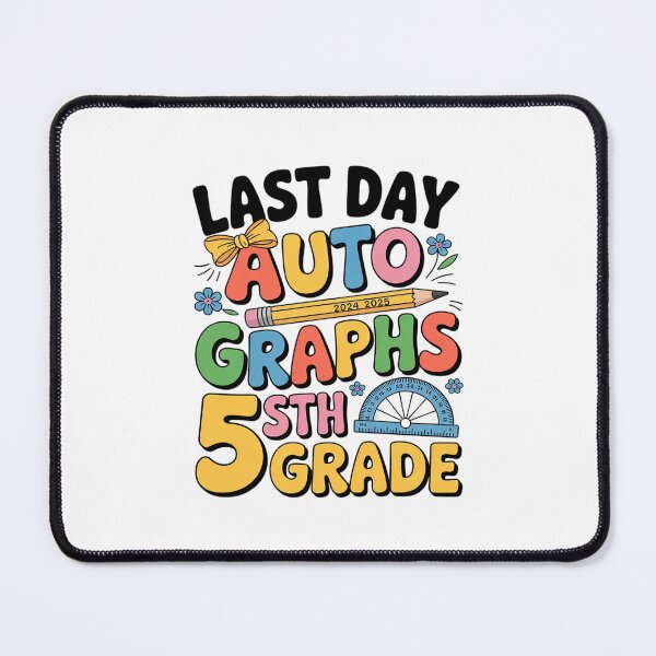 Item preview, Last Day of School Autograph 5th Grade Graduation Boys Girls9 designed and sold by BeetleMalon.