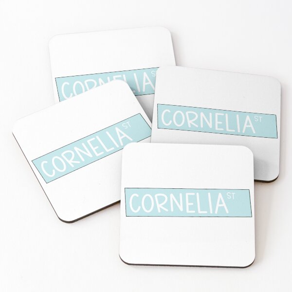 Item preview, cornelia street sign blue designed and sold by designbylincoln.