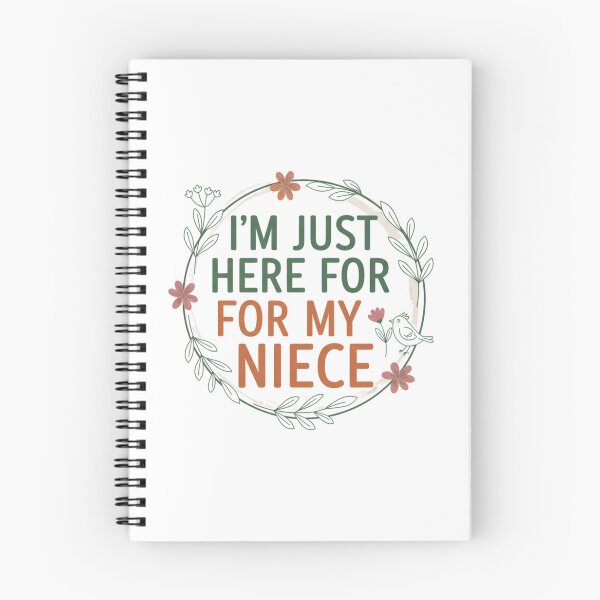 Item preview, I’m Just Here For My Niece – Funny Family Quote Design designed and sold by JustCrafted.