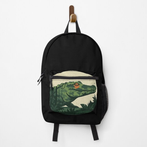 Item preview, Double Exposure Amazon Caiman Crocodile designed and sold by CANDO ART STORE.