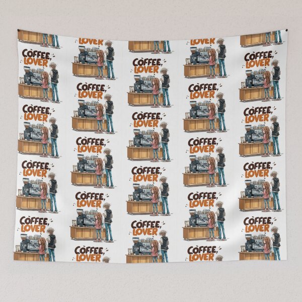 Item preview, Cute Coffee Lover Barista Machine – Adorable Coffee Shop Cartoon Art designed and sold by Grafititee.
